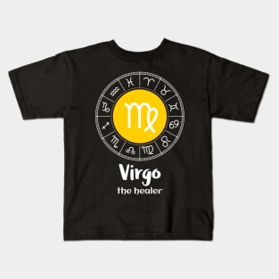 Virgo The Healer Zodiac Sign Kids T-Shirt